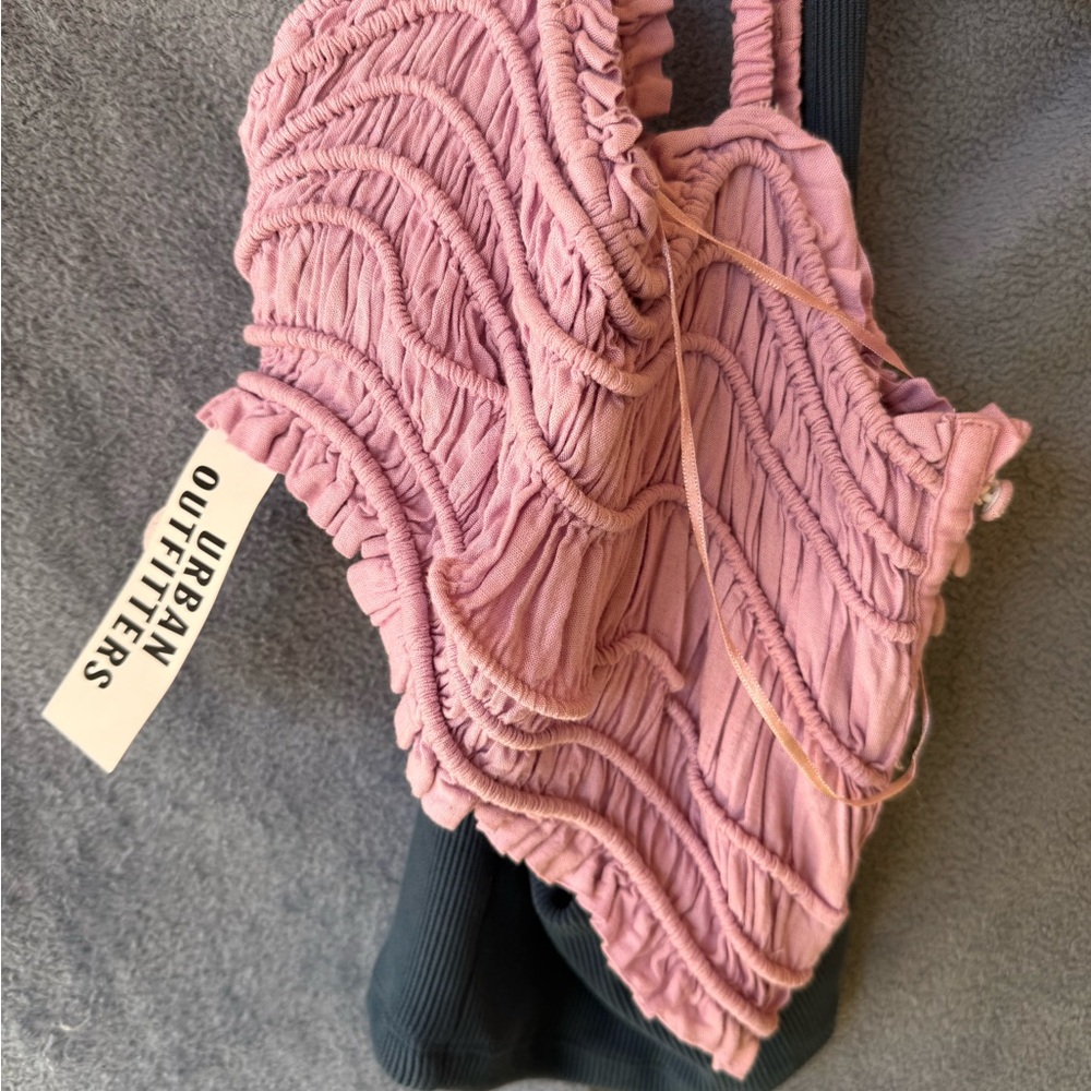 Urban Outfitters Lavender Ruched Top
